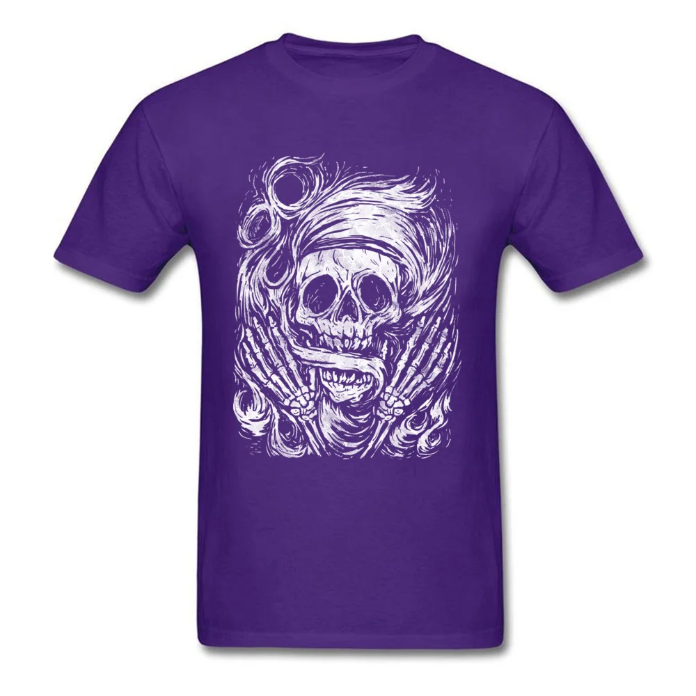 2018 струящаяся Мужская футболка с черепом на заказ ретро черно белая коротким