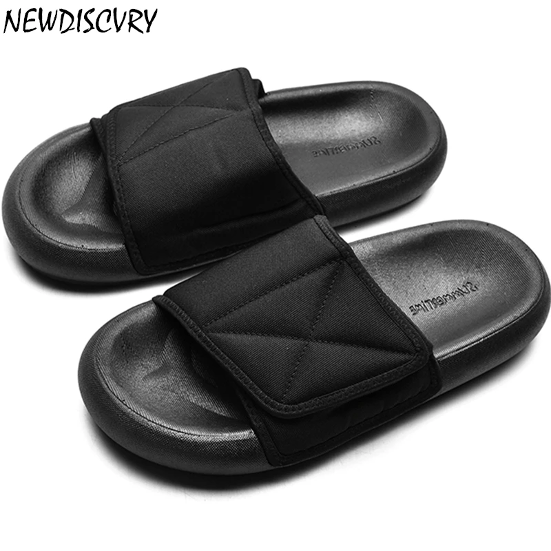 Шлепанцы NEWDISCVRY на платформе для мужчин и женщин сланцы удобная Уличная обувь