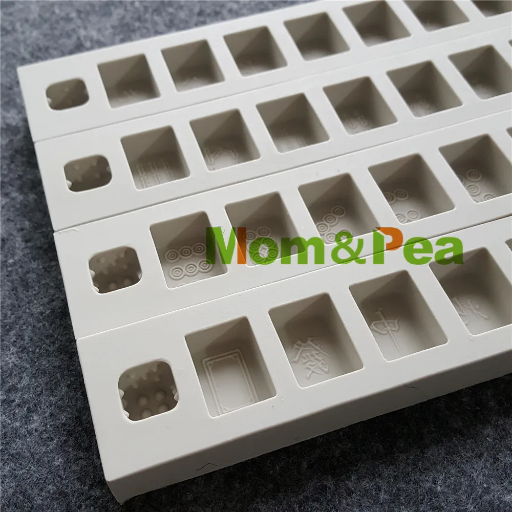 Силиконовая форма в форме Маджонга Mom & Pea MPB0063 украшение для торта 3D мастики