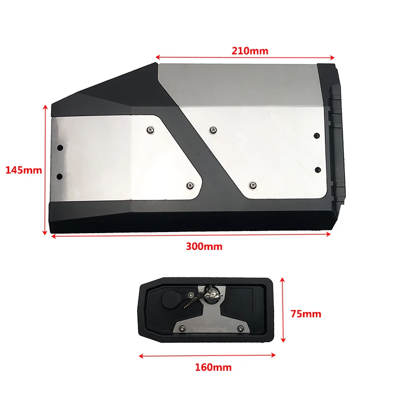 4 2 литра декоративная коробка из нержавеющей стали для инструментов подходит BMW