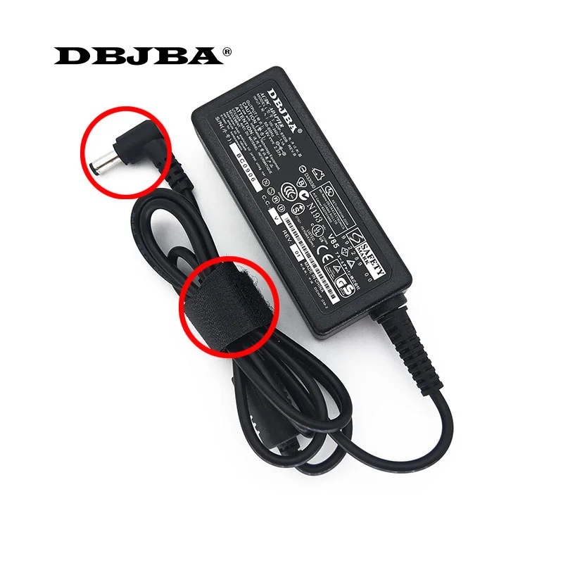 19V 2.37A 45W Ноутбук AC адаптер питания зарядное устройство для Toshiba Portege T210 T210D T230 T230D Z30