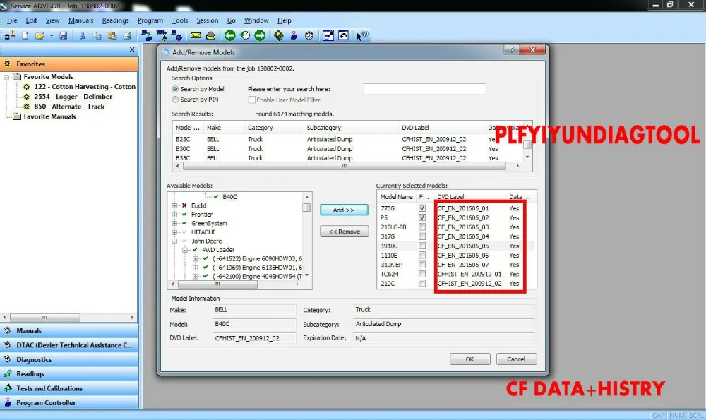 JD service Adviser 4 2 AG 2016 02 + CF 05 CCE с активатором Видео установки на 320 ГБ |