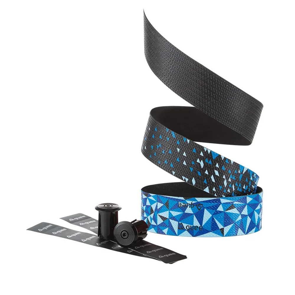 Black Blue GUEE SL Geo супер светильник для шоссейного велосипеда, руля для велосипеда, лента с тройным слоем поверхности Microtex, дизайнерская велосипедная гоночная велосипедная лента - Цвет: Black Blue