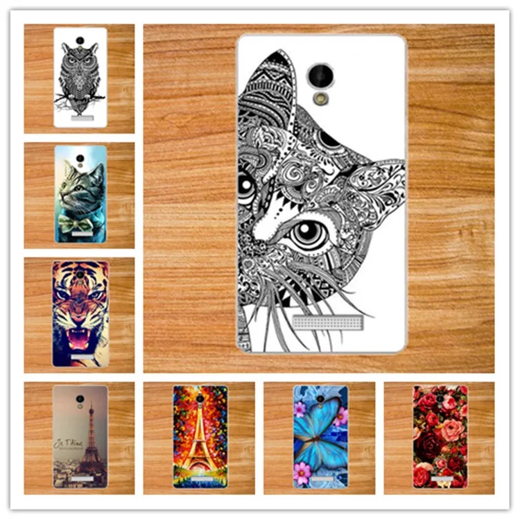 Чехол для Prestigio Muze C3 3504 DUO с милым рисунком котика льва розы цветка DUO|case for prestigio