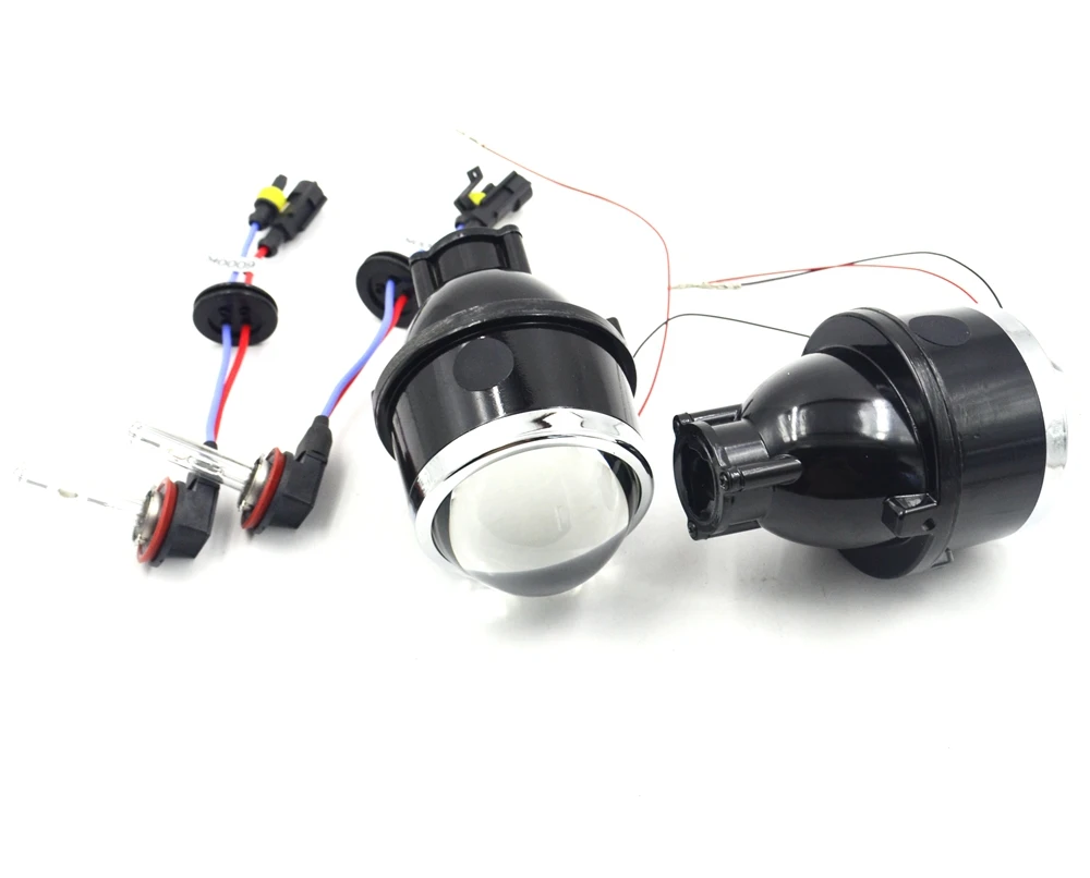 3,0 дюймов h11 противотуманные Биксеноновые линзы проектора 6000k Ксеноновые лампы для универсальных автомобилей для Ford Mazada Mitsubishi Pajero Subaru Citroen