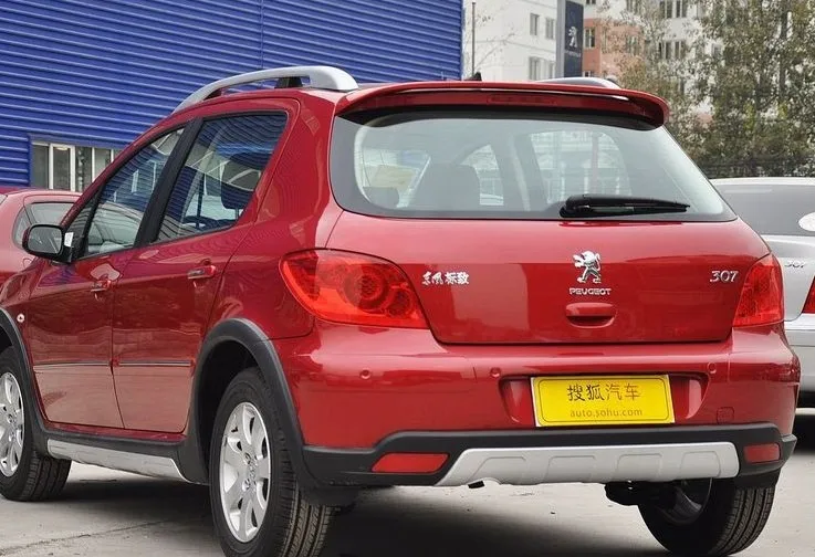 Подходит для Peugeot 307 спойлер 2006 2007 2008 2009 2010 2011 2012 Стайлинг автомобиля ABS пластик