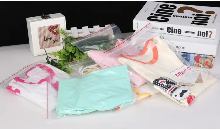 100 шт Пластиковые Ziplock Сумки Ювелирные изделия Малый мешок с застежкой упаковки пищевых продуктов молнии замок сумки ясные свежие сохраняя пылезащищенные