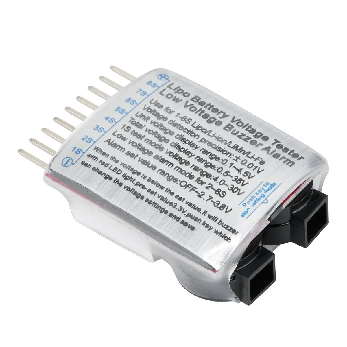 2 шт. * RC Lipo батарея монитор сигнализация тестер низкого напряжения Звуковой