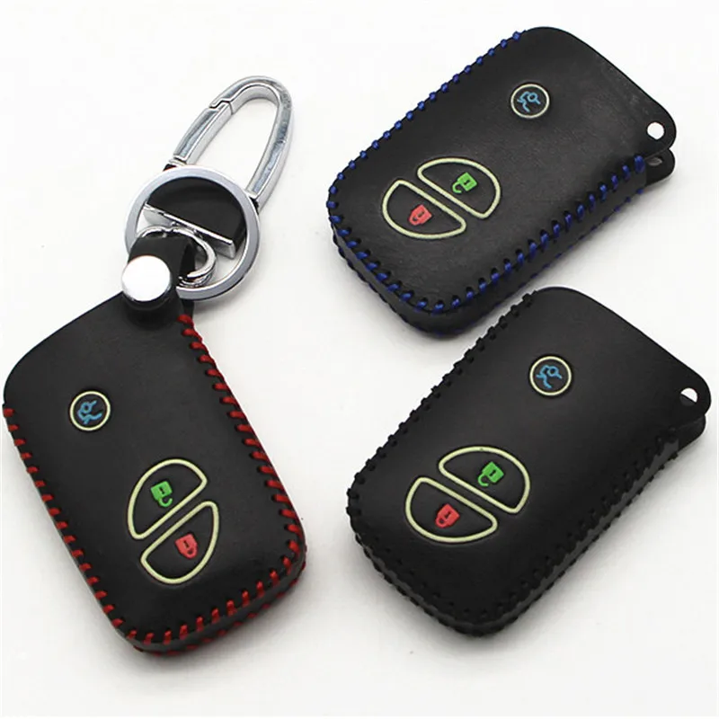 Flybetter автомобиля Настоящая кожа Дистанционное управление Автомобильный Брелок