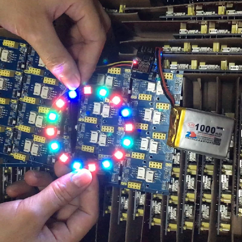 Elecrow esp8266 esp 01s RGB светодиодный модуль контроллера для Arduino IDE WS2812 свет кольцо Умные
