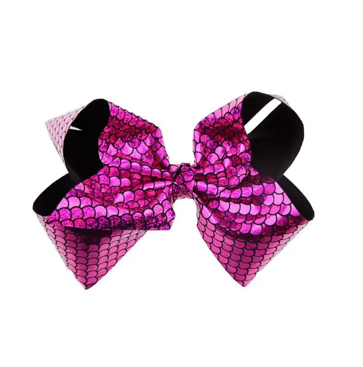 

30pcs Free Shipping JoJoSiwa Turqouise Holographic Mermaid Hair Bow
