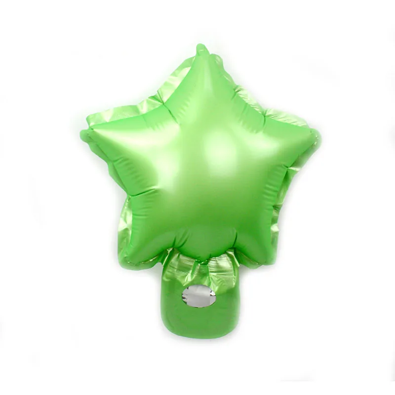 5inch YG green 20 шт./лот 5 дюймов звезда воздушный шар разноцветный " маленькая милая звезда воздушный шар из фольги для украшения дня рождения свадебные принадлежности - Цвет: 5inch YG green