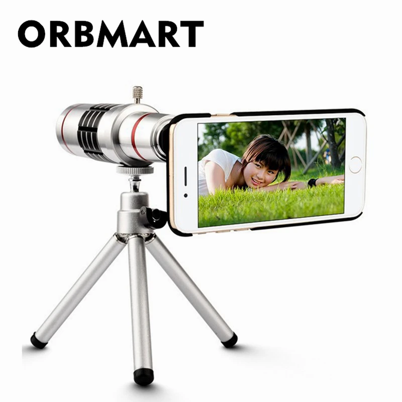 ORBMART 18X Optical Focus Zoom Telescope Camera Lens For Samsung S5 S6 S7 Edge Plus S8+ iPhone 6 6s 7 8 | Мобильные телефоны и