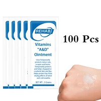 100 pcs ad ointment cream vitamin cream for after tattoos care skin repair ad anti scar body art healing skin tattoo supplies