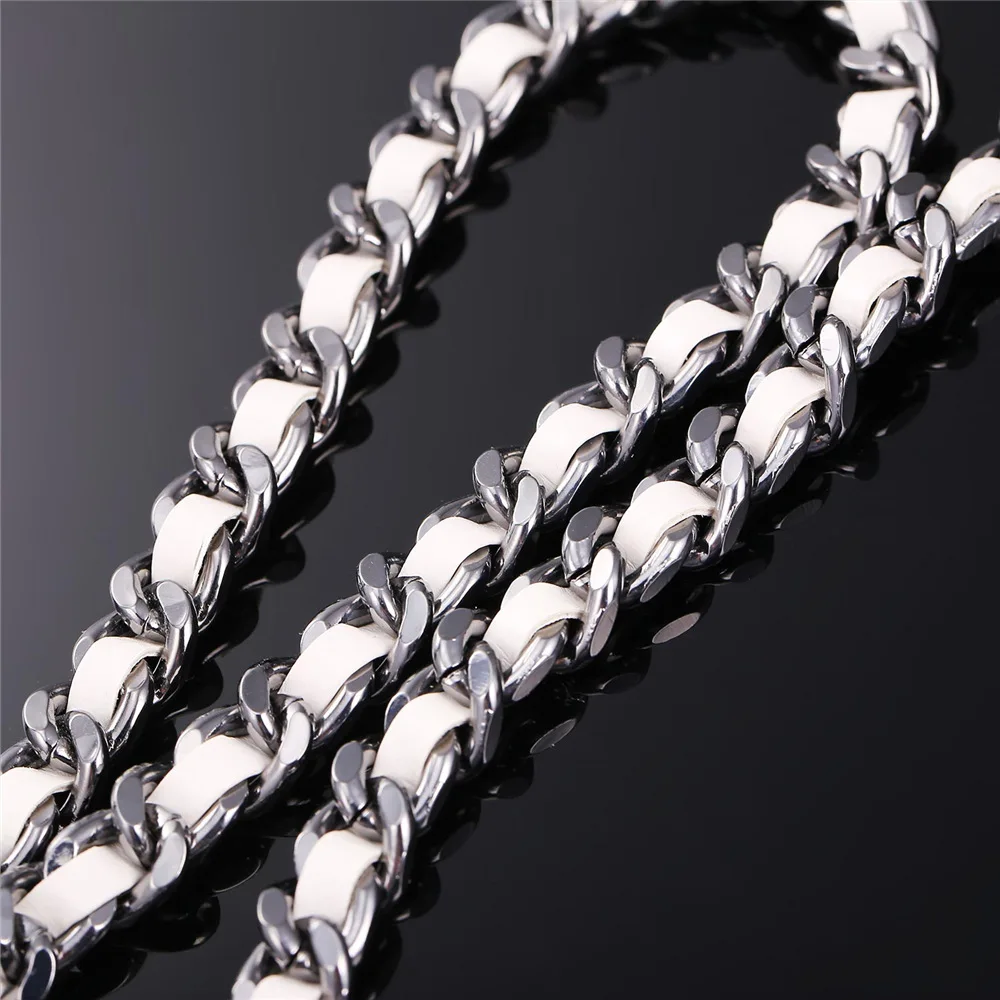 Джинсы штаны брюки цепочка для в стиле панк рок мужские туфли из натуральной кожи