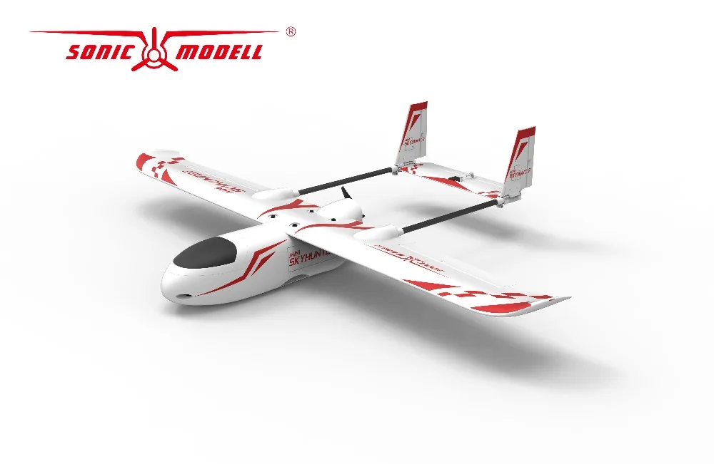Комплект самолетов Sonicmodell Mini Skyhunter V2 1238 мм размах крыльев FPV EPO RC