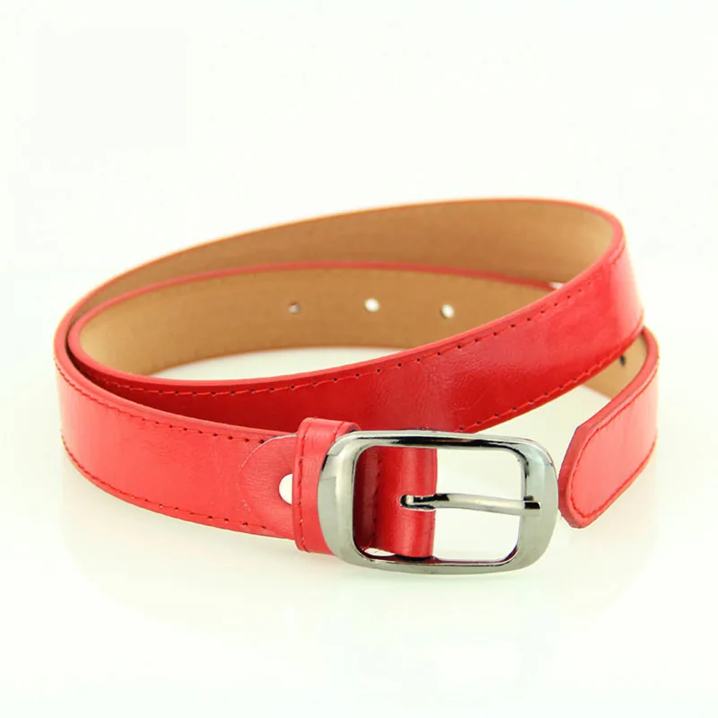 Ремень KAWEIDA из искусственной кожи Женский модный простой тонкий пояс с