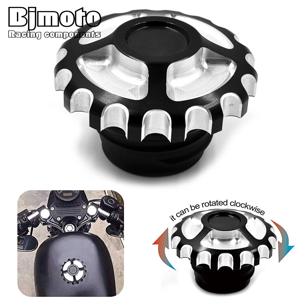 Горячая Распродажа крышка алюминиевого топливного бака мотоцикла для Harley Sportster XL