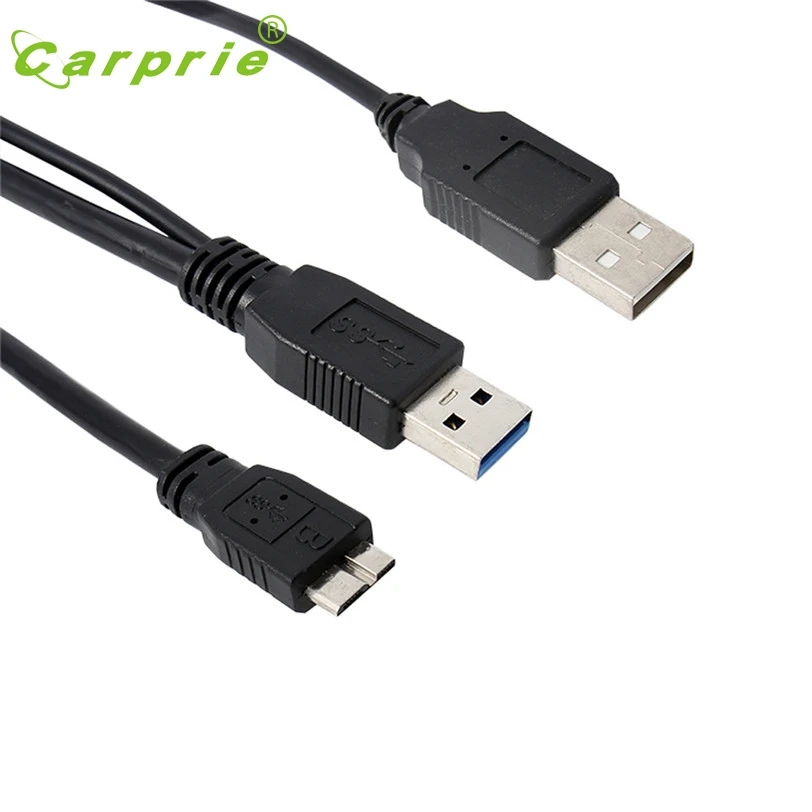Кабель CARPRIE Dual A-Micro B USB 3 0 Y кабель для жесткого диска | Компьютеры и офис