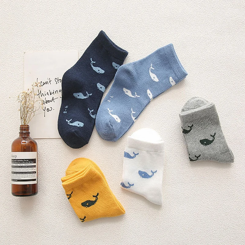 Детские Носки с рисунком рыбок на возраст 1 9 лет|children socks|boys sockssocks 5 |