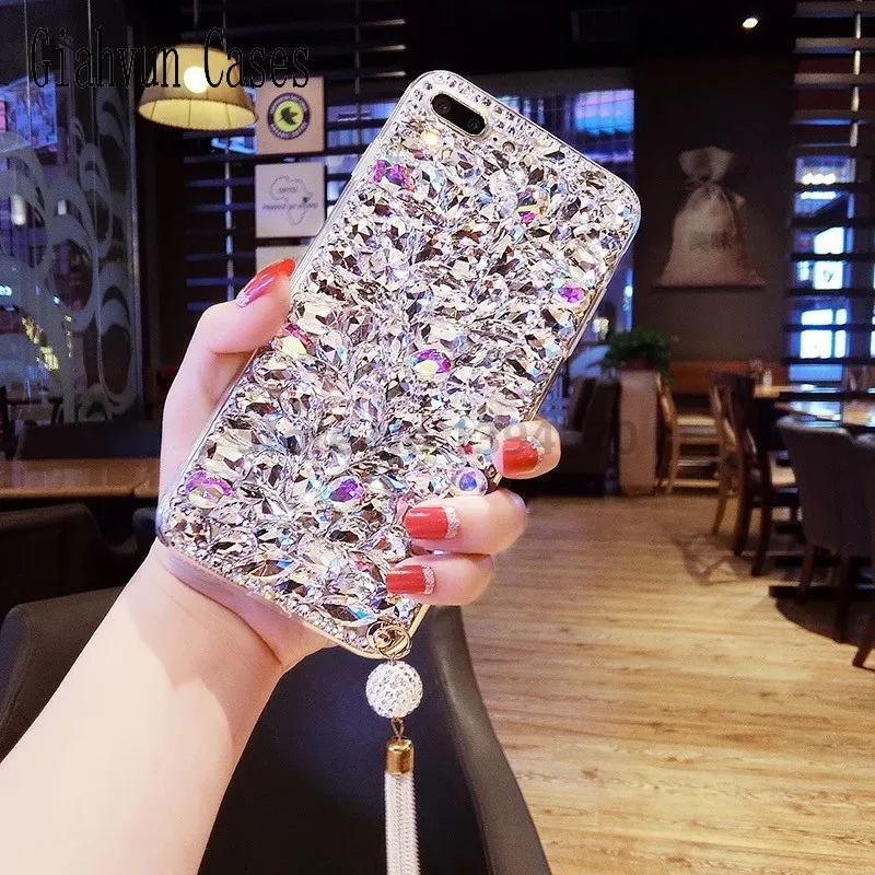 Bling С кристалалми и стразами все включено кисточкой подарок Shell Для Huawei NOVA nova2
