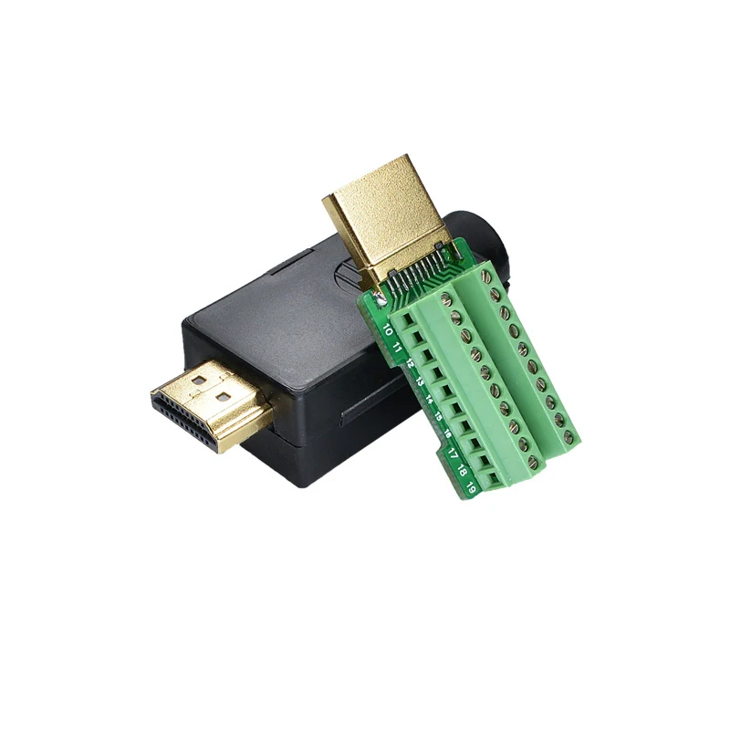 

HDMI joint common head Not needed welding high-definition wire joint transfer line terminal HDMI plug-in
