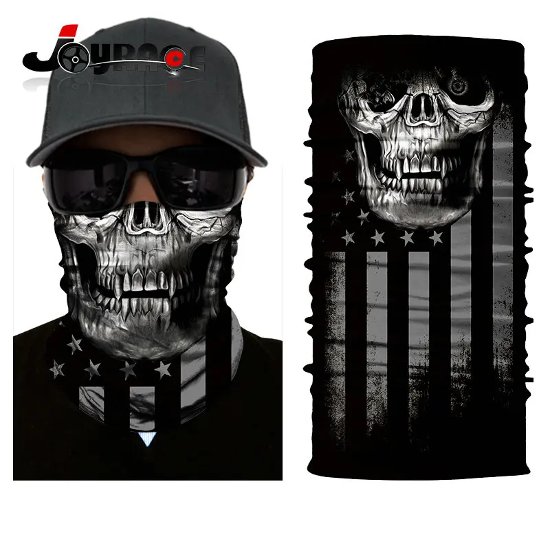 Новинка 2017 года черный череп рот шапка с защитой лица от ветра Лыжные шапки