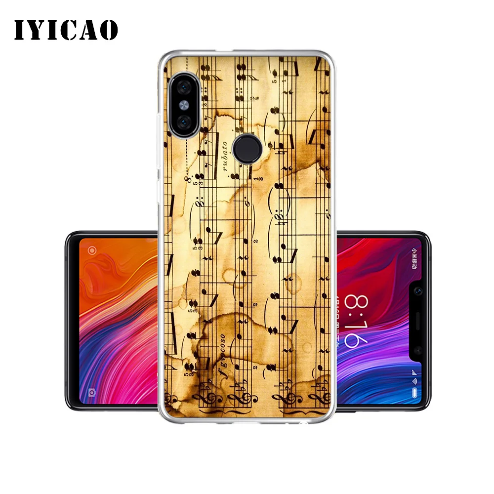 IYICAO музыкальный Мягкий силиконовый чехол для телефона Xiaomi Mi 9 8 SE 6 A1 A2 Lite F1 MIX2S MIX3 TPU