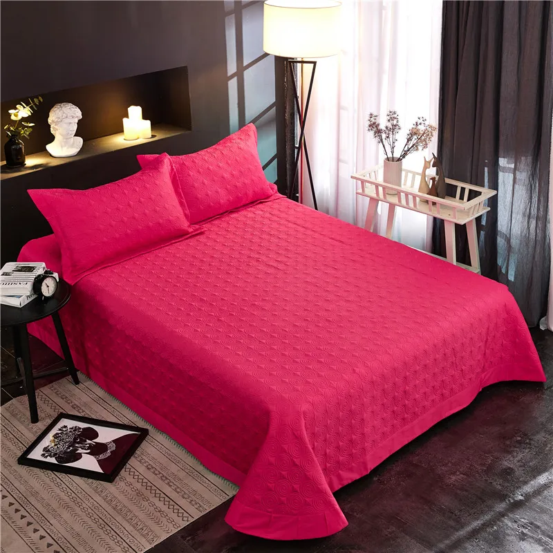 12 цветов, сплошной цвет, 3 шт., Египетский хлопок, 250x250 см и 250x270 см, покрывало/плотное одеяло, покрывало, наволочка
