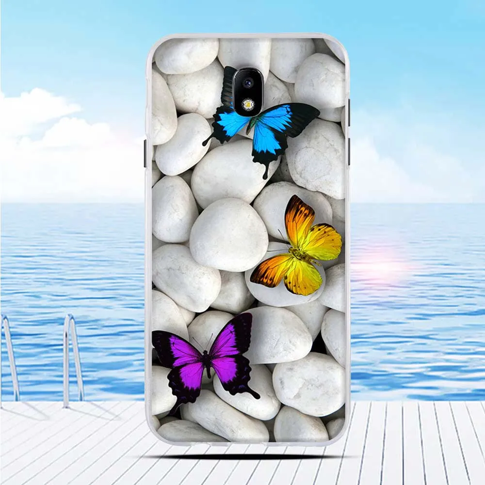 3D Relief Printing Pattern Back Cover TPU Soft Silicone Case Coque Capa Funda For Samsung Galaxy J7 2017 J730F (EU Version) | Мобильные