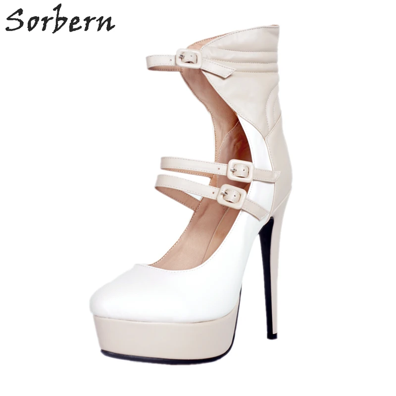 Женские туфли-лодочки на высоком каблуке с ремешком щиколотке | Обувь