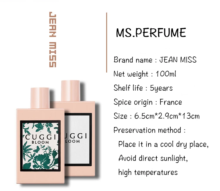 1 шт. духи для женщин распылитель духи Красивая посылка Parfum Мода Леди Цветок фруктовый аромат с коробкой W16