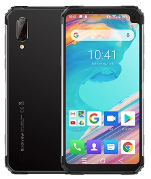 Blackview BV6100 Dual Gorilla 6,8" экран смартфон 3 ГБ+ 16 ГБ Android 9,0 IP68 водонепроницаемый мобильный телефон 5580 мАч NFC мобильный телефон
