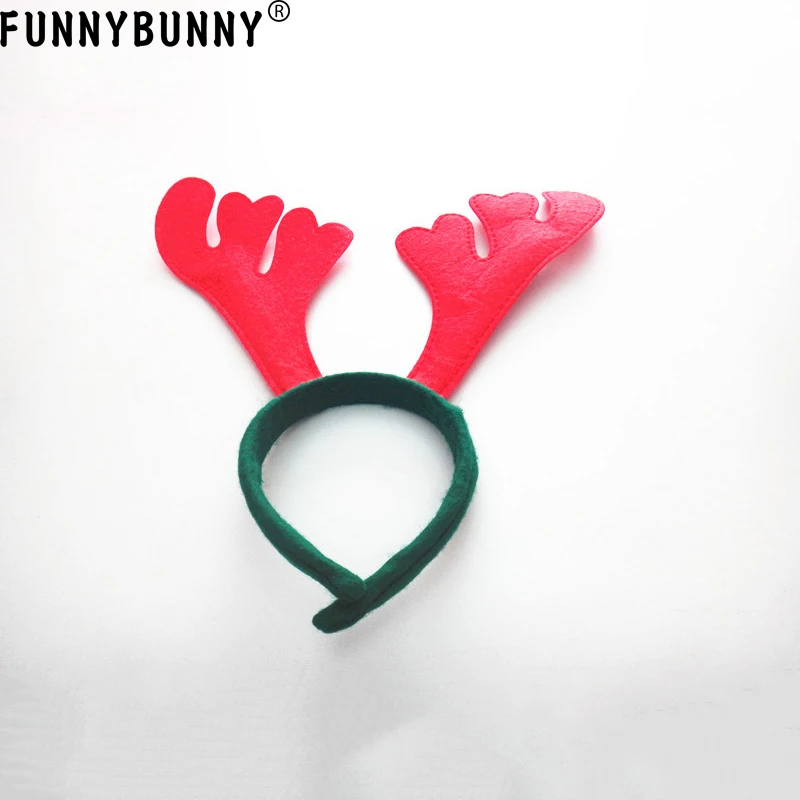 FUNNYBUNNY Рождественские оленьи рога на головную повязку для рождественского