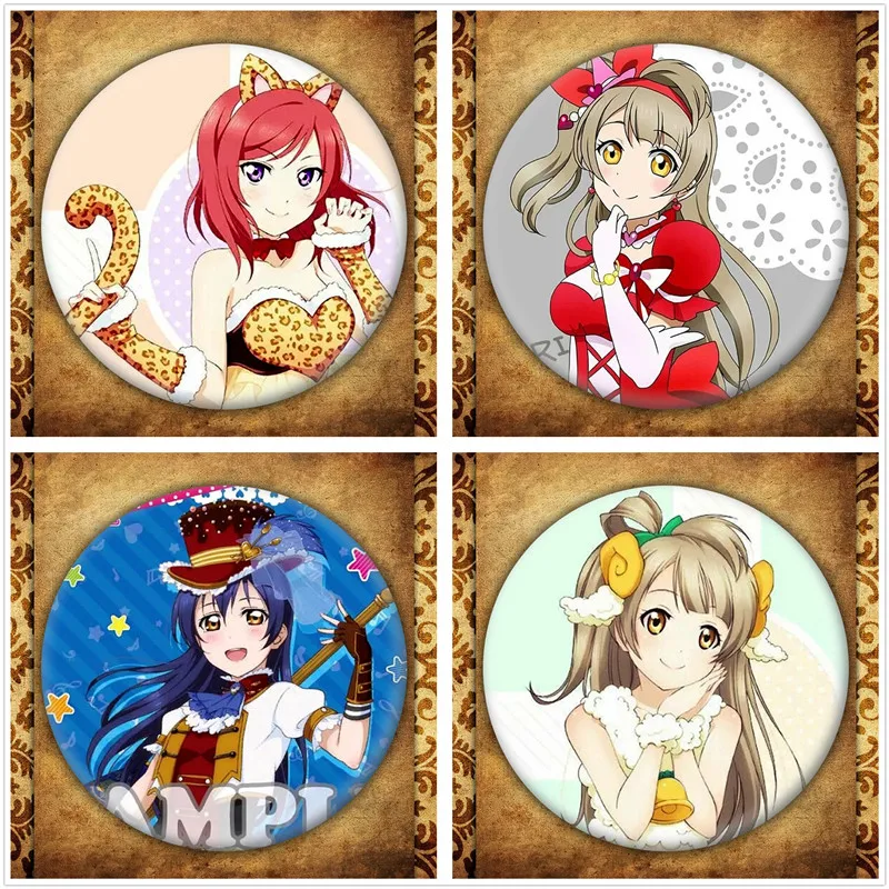 Японское аниме Lovelive Schoolidolproject бейдж с дисплеем модные Мультяшные Любовь Живая