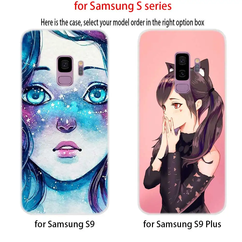 Мягкий силиконовый чехол для Samsung S30 S20 S11 S10 S9 S8 Plus lite 11e 10e Uitra S7Edge nime мультяшная
