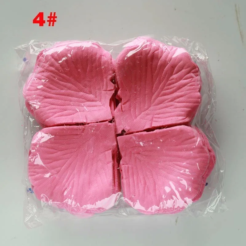 1000ps Deep Pink 1000 искусственные шелковые лепестки роз цветы прохода бегуны цветок де Роза де Бода девушка, кидающий стол лепесток Свадебные украшения - Цвет: 1000ps Deep Pink