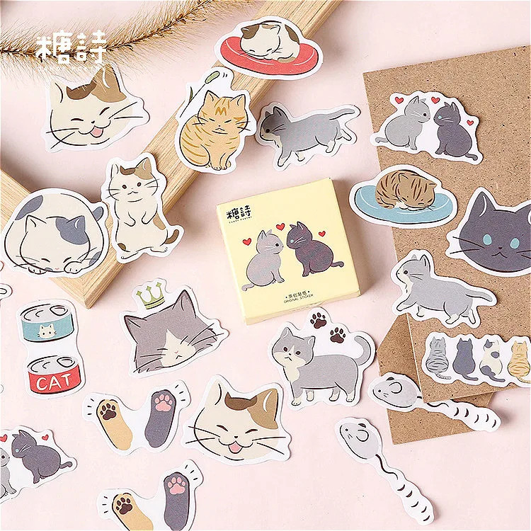 45 шт./компл. kawaii стикер для канцелярских товаров мило узор дневник бизнес планирования школьные принадлежности канцелярские товары Рождественские наклейки этикетки - Цвет: 8