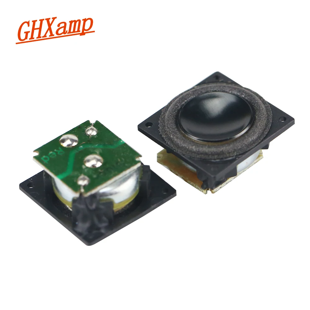 GHXAMP 18*18 мм квадратный маленький динамик 4Ohm 2 Вт поролоновая сторона с монтажная