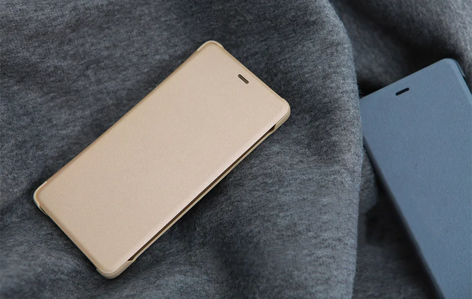 Оригинальный флип чехол для Xiaomi Redmi 4 Pro из искусственной кожи + ПК защита телефона