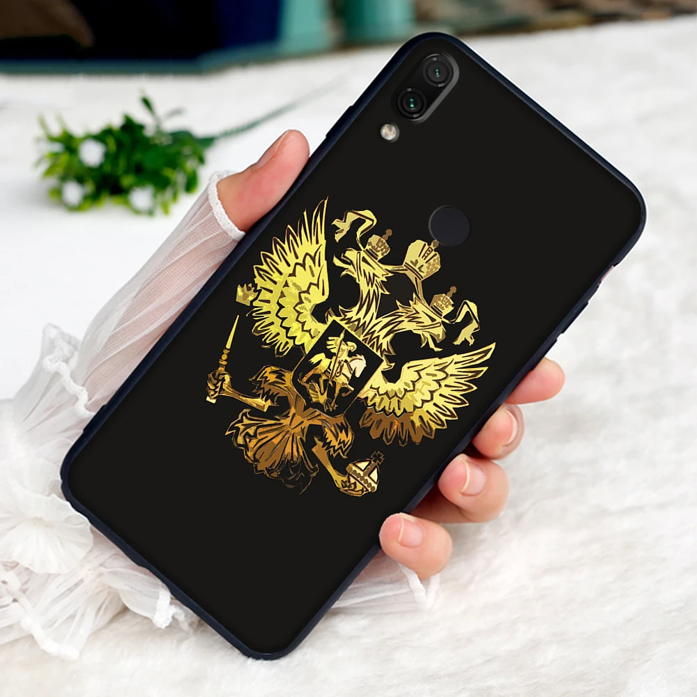 16 Российский Герб Флаг Мягкий чехол для Xiaomi Redmi Note 4 4X6 7 8 Pro 5 Plus 5A 6A - Цвет: 16