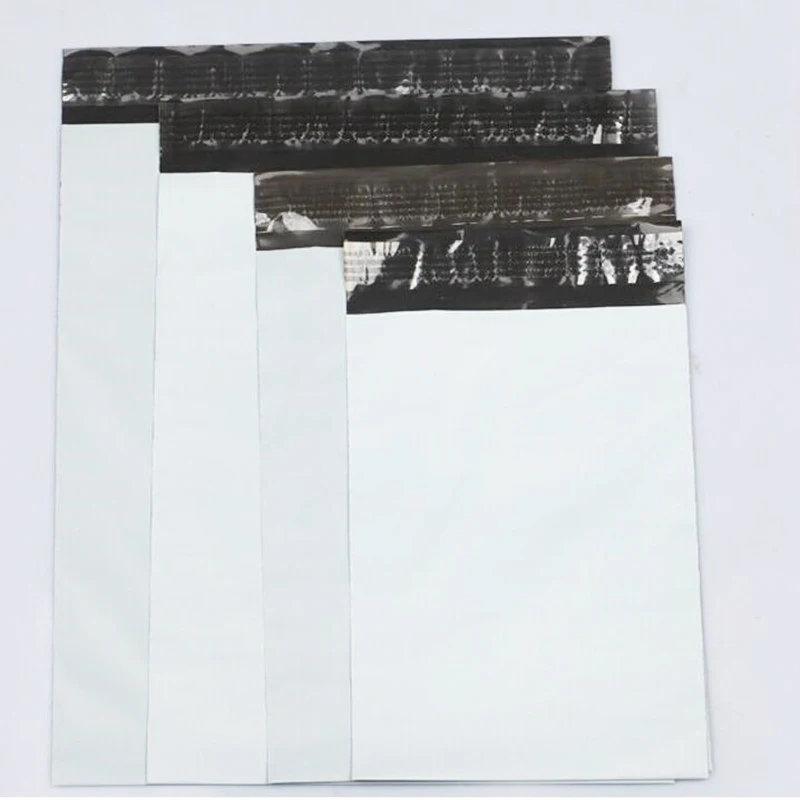 10pcs/Lot White Courier Bag Envelope Shipping Bags Mail Mailing Self Adhesive Seal Plastic Pouch | Дом и сад