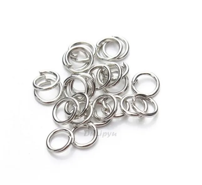 Размер 6 мм диаметр 200 шт./пакет Link Loop оптовая Открыть Перейти Кольца и Сплит DIY