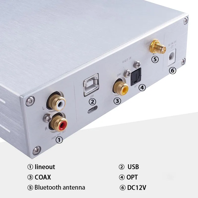 Hi Fi аудио декодер ES9038Q2M USB DAC XMOS XU208 DSD512 32 бит/384 кГц TPA6120A2 COAX/OPT/USB/Bluetooth 5 0 вход OLED