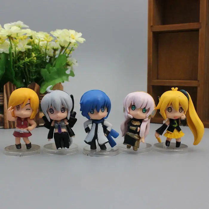 10 шт./компл. Nendoroid Petit Vocaloid фигурка хорошая улыбка Хацунэ Мику Фигурки игрушки для