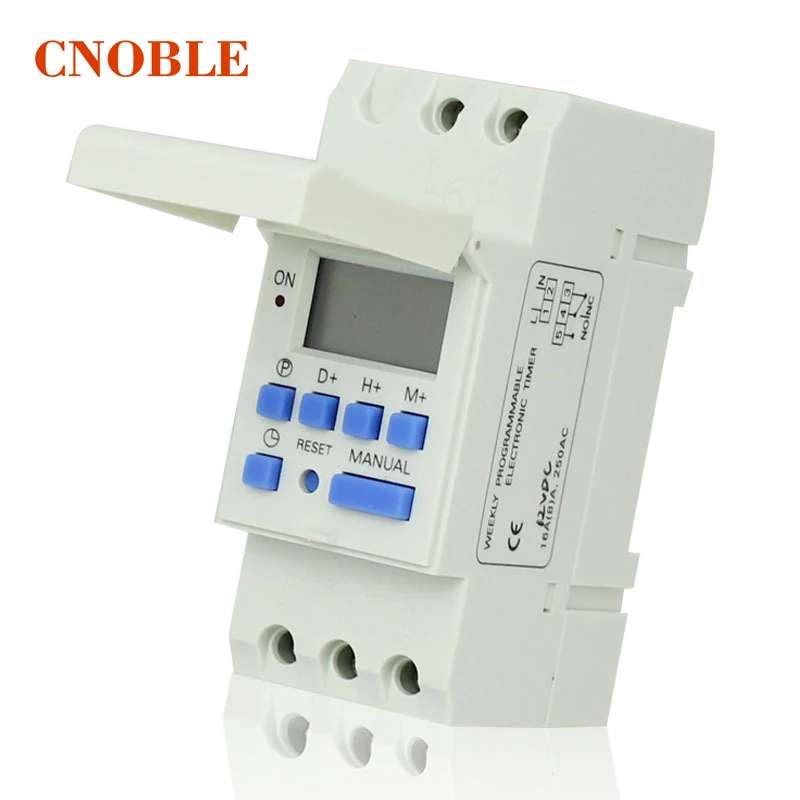 С подарком для AC 220 В в цифровой ЖК дисплей мощность таймер Программируемый реле