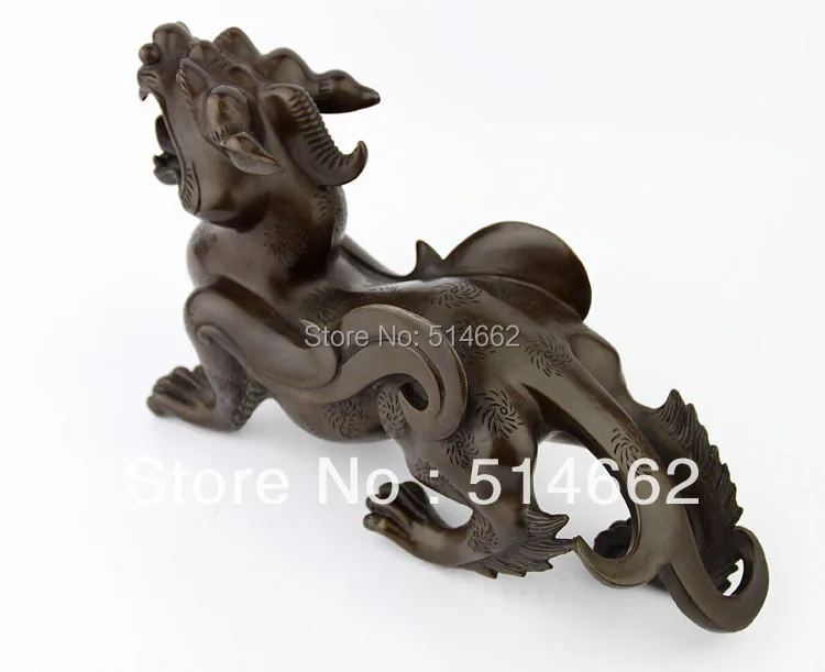 Billig Paar Messing Pi Yao Skulpturen Fengshui/pi Xiu STATUEN FIGUR/Pi Xie/Für Reichtum J2308