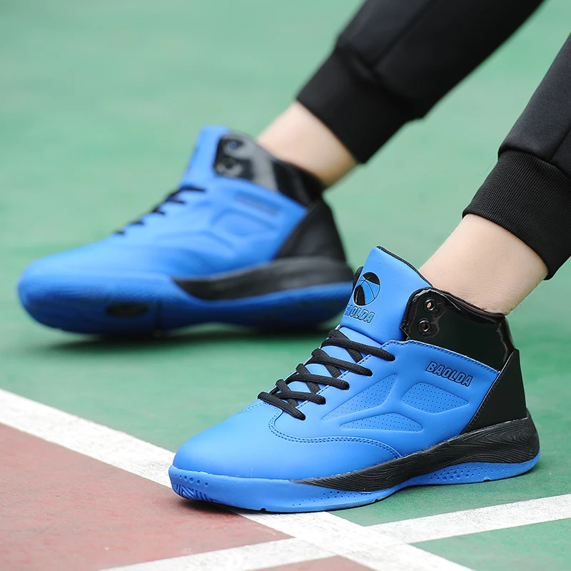 2018 новый стиль контрастный цвет Баскетбольная обувь для мужчин и женщин уличные