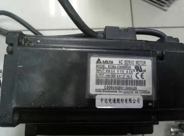 

Servo motor ECMA-C30604GS 400w , Used one , 90% appearance new , 3 months warranty , fastly shipping