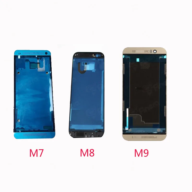 100% новая Оригинальная средняя рамка для HTC One M7/M8/M9 передняя корпус ремонтные